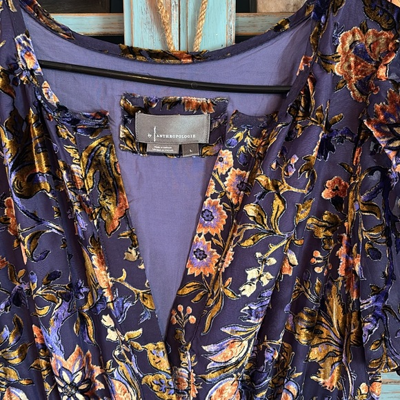 Christmas dress or New Year’s Eve Anthro dress size large - Picture 3 of 12